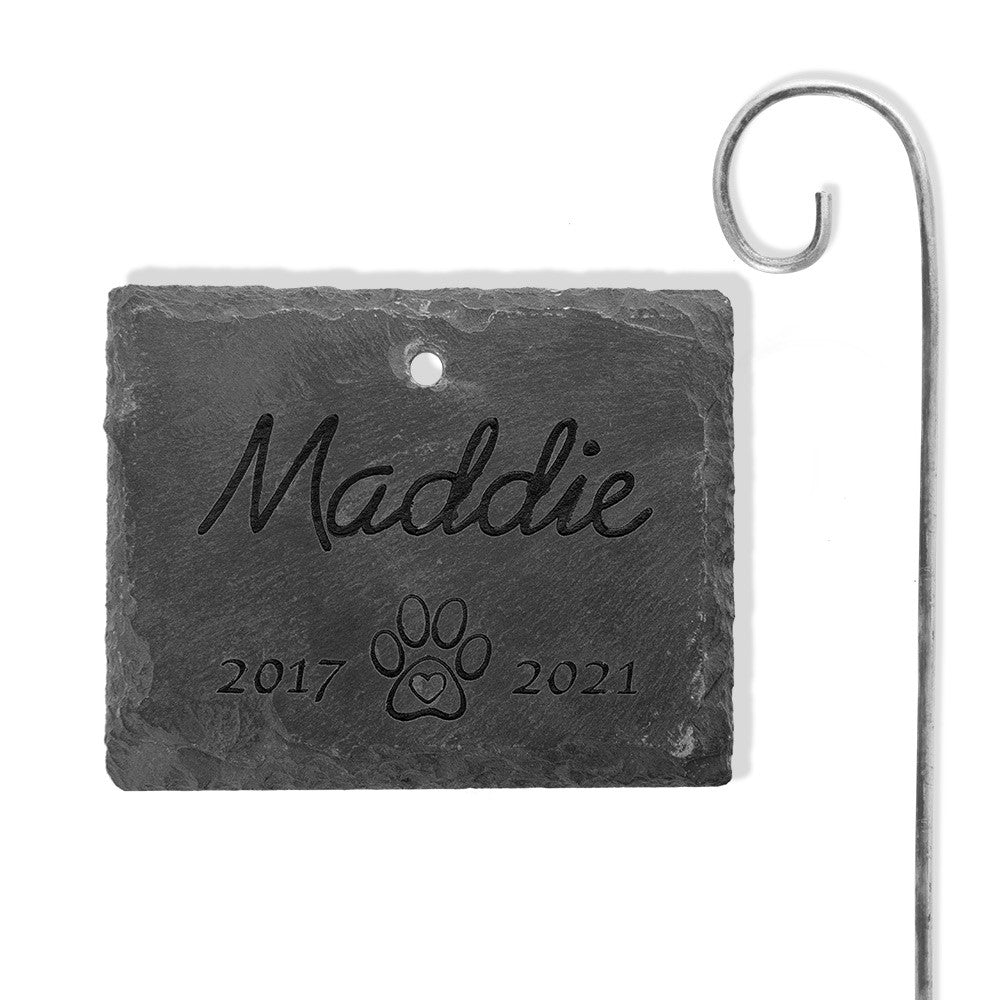 Personalized Pet Memorial Plaque with Hook