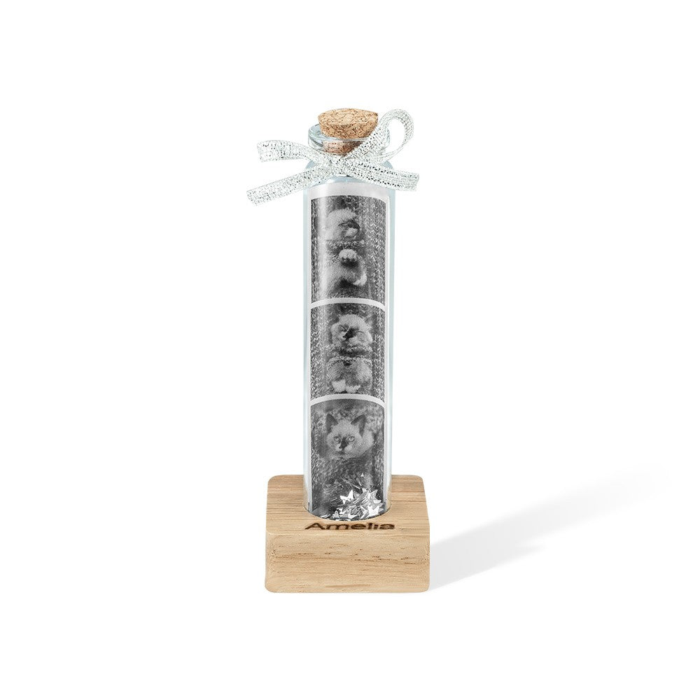 Personalized Message in a Bottle Photo Pet Memorial Gift