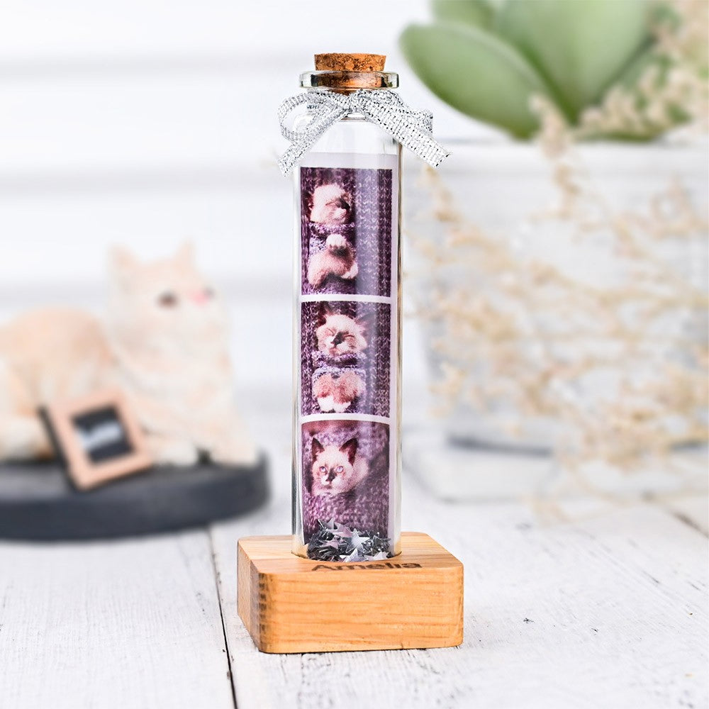 Personalized Message in a Bottle Photo Pet Memorial Gift