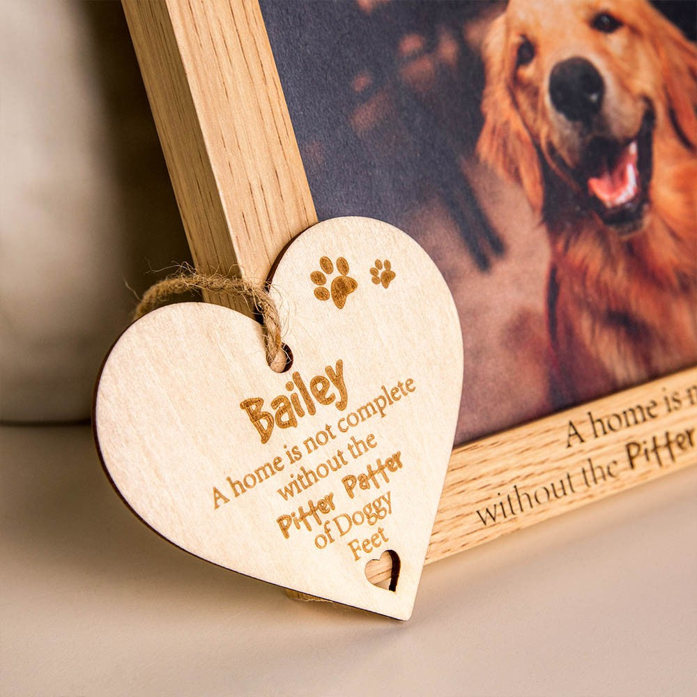 Personalized Dog Photo Frame & Wooden Plaque